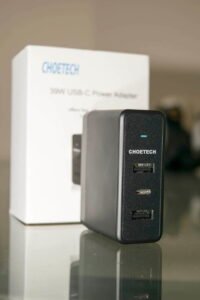 Choetech 39W 3-Port Wall Charger With Usb C Port