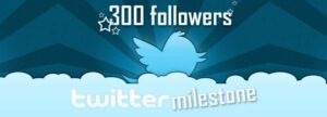 300 Twitter followers milestone reached, can I get to 500 shortly? | Smart Tech, Sharp Takes - CRYOVEX.com Twitter milestone!