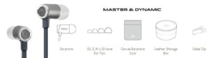 Master & dynamic me03 in-ear headphones