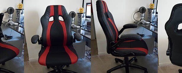 Hoganas office chair is slick looking, feels good and i love it! | hoganas office chair red cryovex header | review by cryovex
