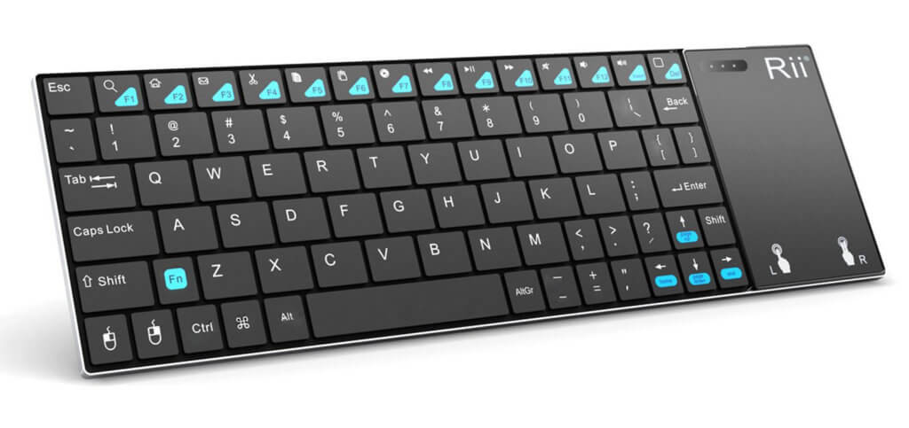 Rii K12BT Slim Compact Bluetooth Keyboard