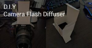 D.I.Y Camera Flash Diffuser on the cheap for anyone! | Smart Tech, Sharp Takes - CRYOVEX.com Diy - camera flash diffuser cryovex pic2