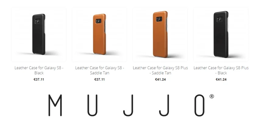Mujjo luxury leather cases s8 and s8 plus