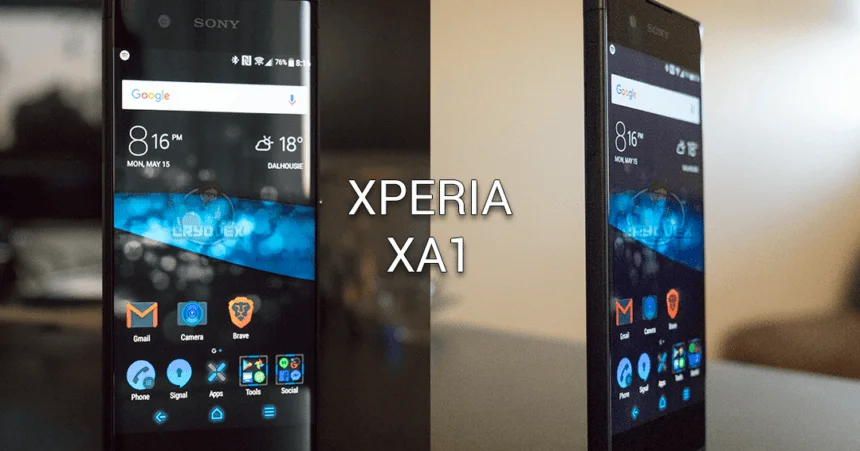 Sony xperia xa1 cryovex header
