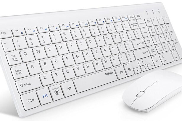 Topmate km9000 ultra-thin wireless keyboard mouse combo header