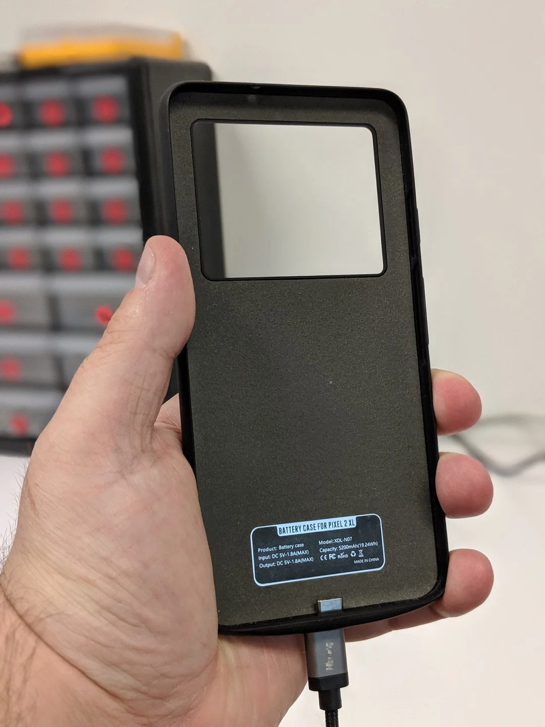 Newdery pixel 2 xl battery case 5200mah
