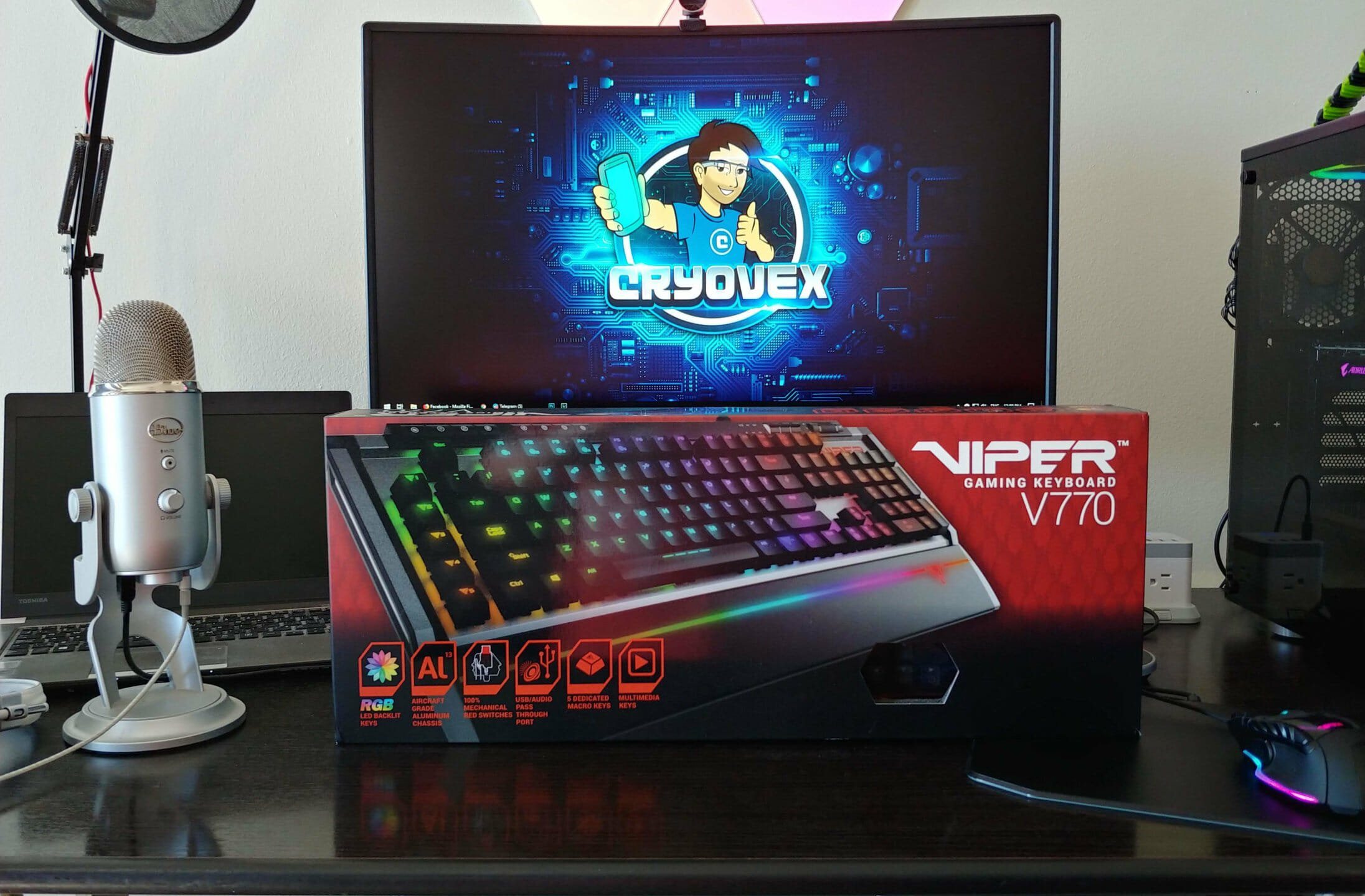 Viper Gaming V770 Mechanical Keyboard review 5