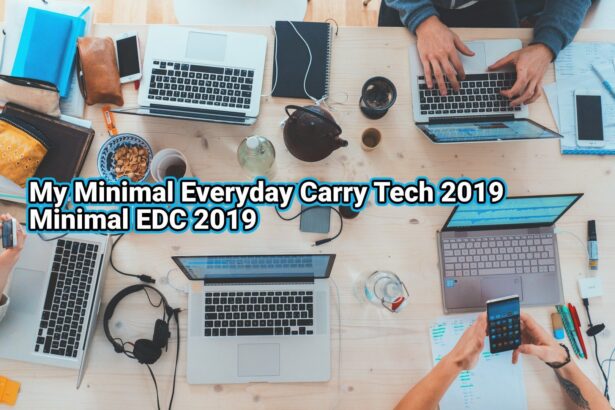 My minimal everyday carry tech 2019 minimal edc 2019