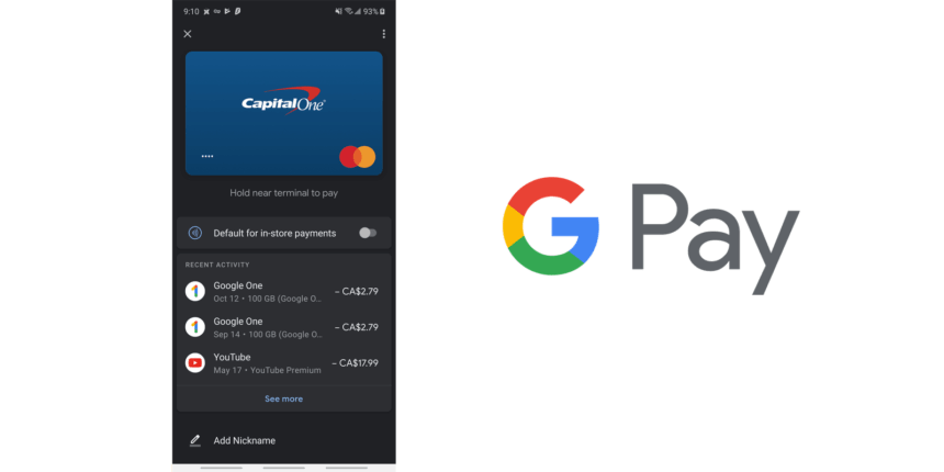 Capital One Canada &Amp; Google Pay Is Now A Thing
