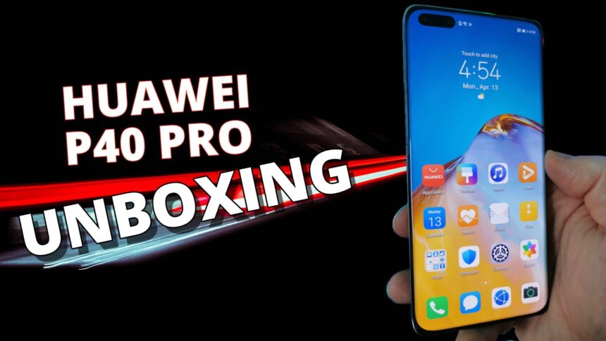 Unboxing huawei p40 pro