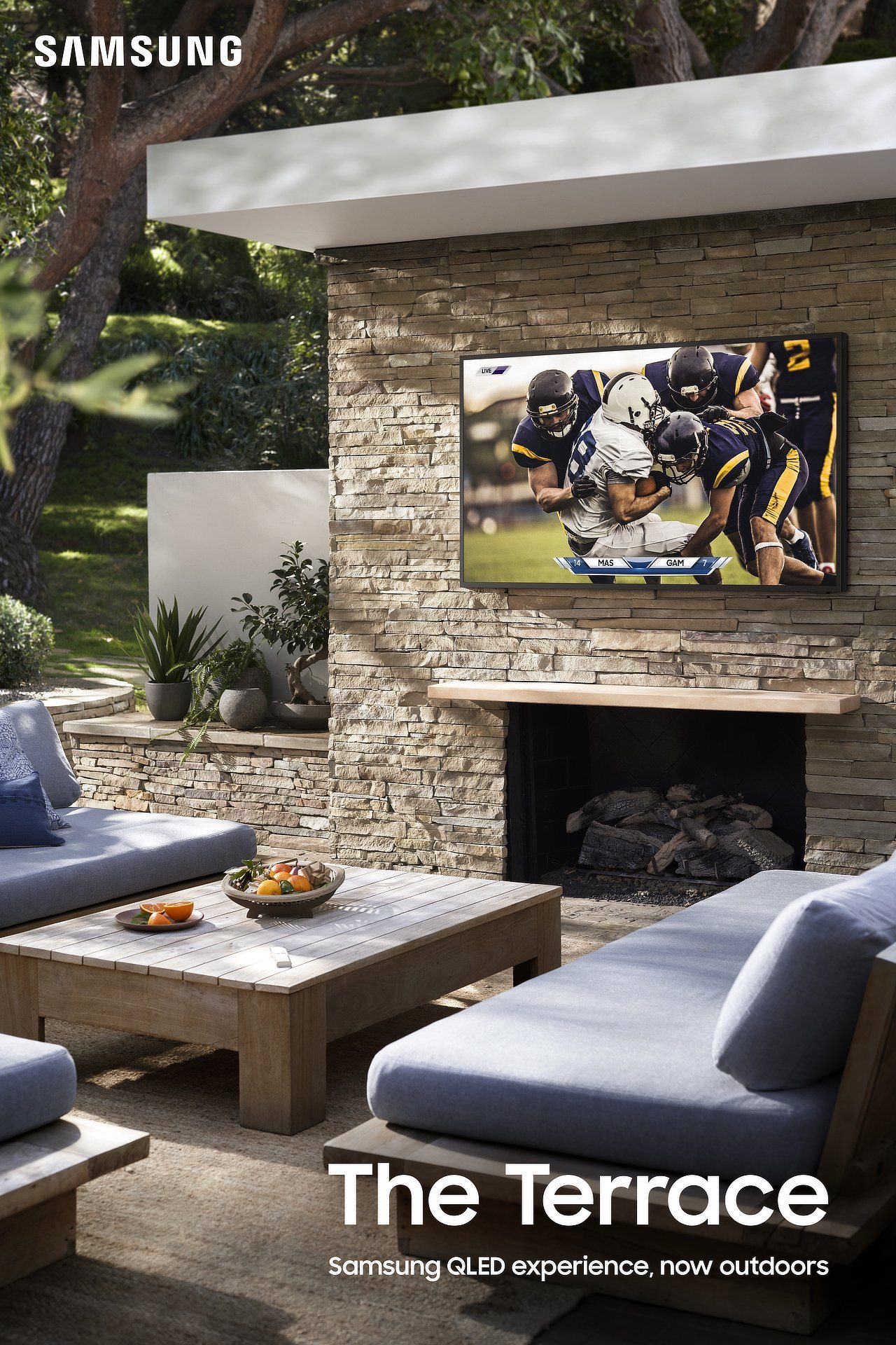 Terrace: Samsung'S First Outdoor 4K Qled Tv