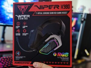 Gaming Headset Patriot Viper V380 Review Box