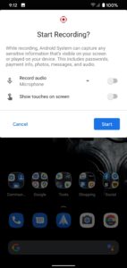 How-To Screen Record Android 11 Pic4