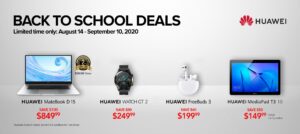 12 Awesome Back to School Tech Deals from Huawei! | Smart Tech, Sharp Takes - CRYOVEX.com Huawei back to school tech deals 2020