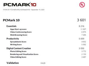 Pc Mark10 - Lenovo Ideapad Flex 5