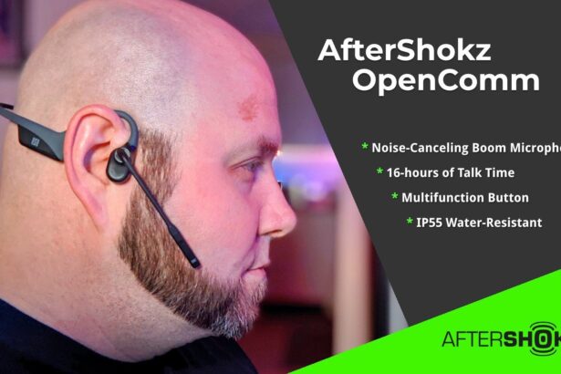Review aftershokz opencomm bone-conduction sound