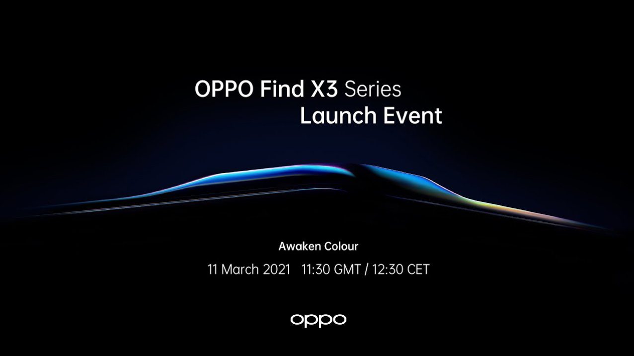 Find X3 Pro on March 11th 2021 - OPPO to Launch World First End to End One Billion Colour Phone