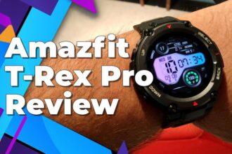 Review Amazfit T-Rex Pro fitness smartwatch