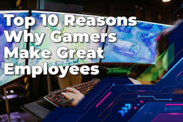Top 10 reasons why gamers make great employees