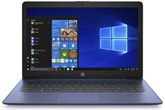 Hp Stream 14-Inch Laptop, Intel Celeron N4000, 4 Gb Ram, 64 Gb Emmc, Windows 10 Home In S Mode With Office 365 Personal For 1 Year (14-Cb185Nr, Royal Blue)