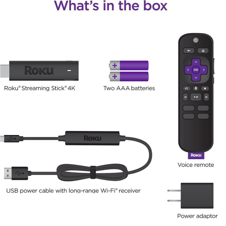 [REVIEW] Roku Streaming Stick 4K What's in the Box