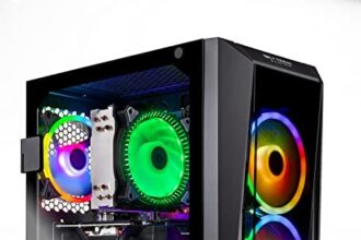 Skytech Blaze II Gaming PC Desktop – Intel Core i3 10105F 3.7 GHz, GTX 1650, 500GB SSD, 16G DDR4 3200, 600W Gold PSU, AC Wi-Fi, Windows 10 Home 64-bit