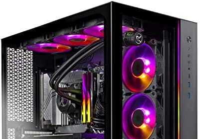 Skytech prism ii gaming pc desktop – intel core i9 12900k 3. 2 ghz, rtx 3090, 1tb nvme gen4 ssd, 32g ddr5 rgb, 850w gold psu, 360mm aio, ac wi-fi, windows 10 home 64-bit