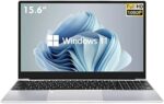 [Windows 11 Home] VGKE B15 [2022 Upgrade] Windows 11 Laptop with Fingerprint Reader, 15.6" Full HD 1920*1080 IPS, Intel Celeron J4125 Processor, 12GB RAM LPDDR4, 256GB SSD, Backlit Keyboard