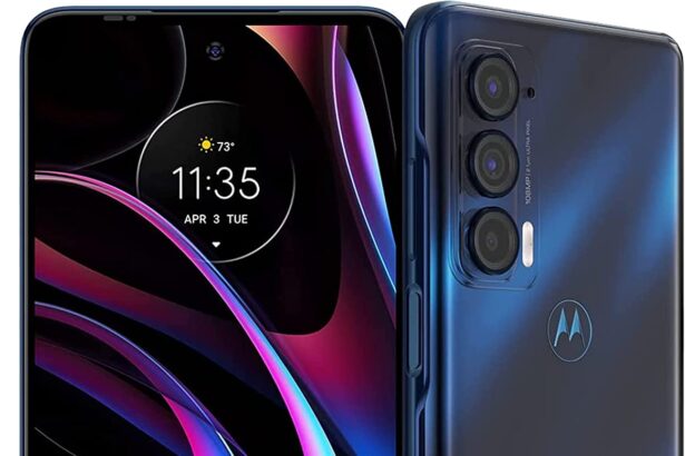 Motorola edge | 2021 | 2-day battery | unlocked | made for us by motorola | 8/256gb | 108mp camera | nebula blue