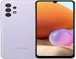 Samsung galaxy a32 4g volte unlocked 128gb quad camera (lte latin/at&t/metropcs/tmobile europe) 6. 4" (not for verizon/boost) international version sm-a325m/ds (violet)