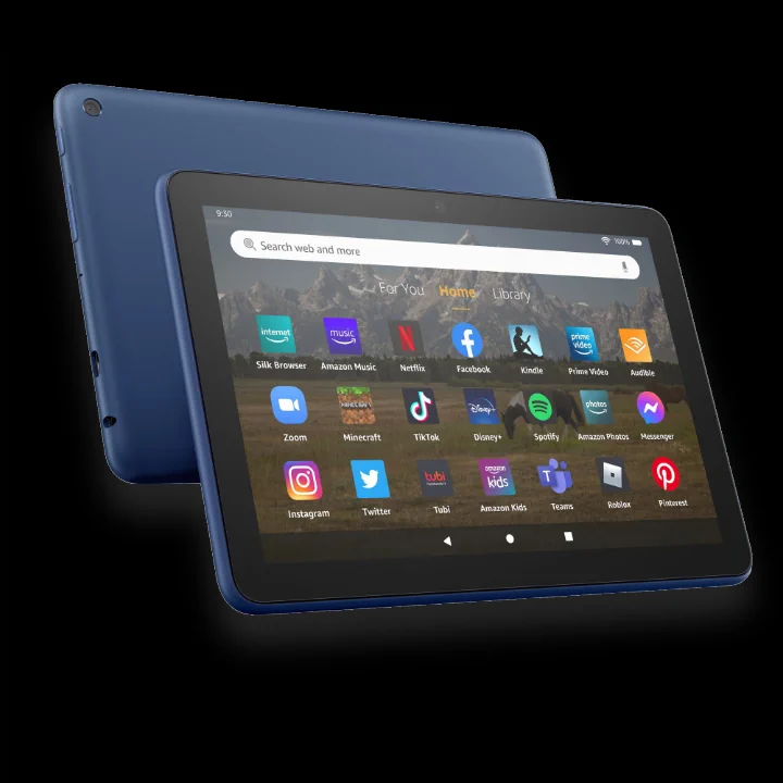 Amazon Fire HD 8 2022 Review actual tablet mode