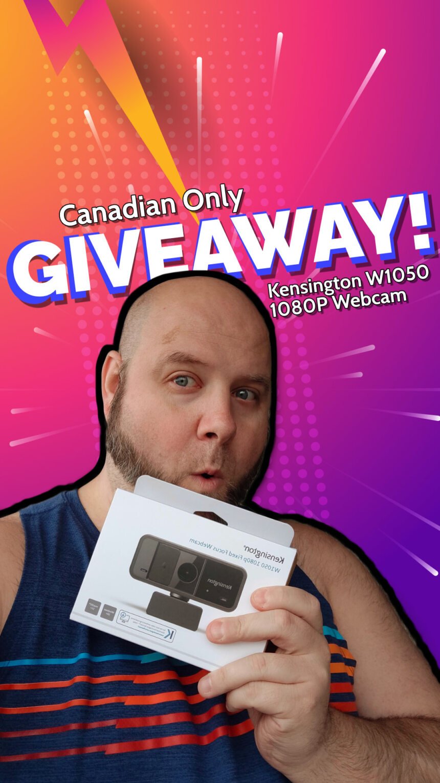 Canadian Giveaway Kensington W1050 1080P Webcam