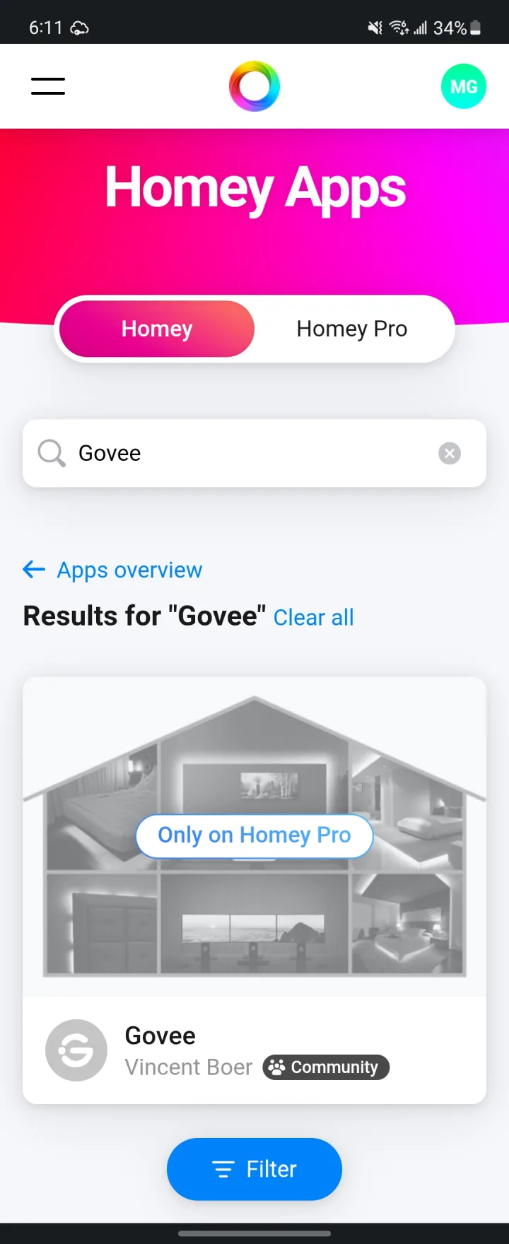 Homey Bridge App - Showcase 004