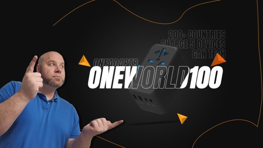 Power Your World with the oneadaptr OneWorld100 - The Ultimate Travel Charger Adapter