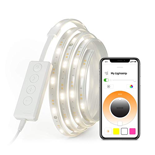 Nanoleaf Essentials WiFi Bluetooth & Thread Smart LED Lightstrip 80" Smarter Kit (2m) - RGB & Whites, App & Voice Control (Works with Apple Home, Google Home, Samsung SmartThings)