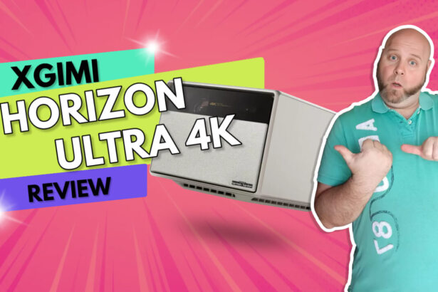 Xgimi horizon ultra 4k project aiming to be the all in one entertainment unit. Features android tv with high-end viewing.
