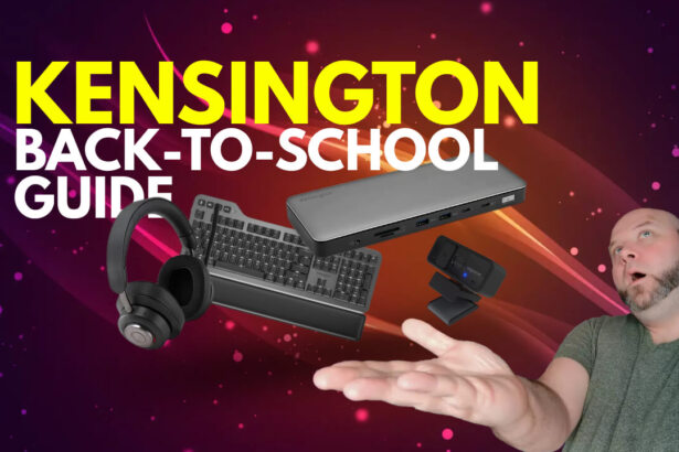 Kensington back-to-school gift guide 2023: a collection of innovative tech products for productive students and professionals.