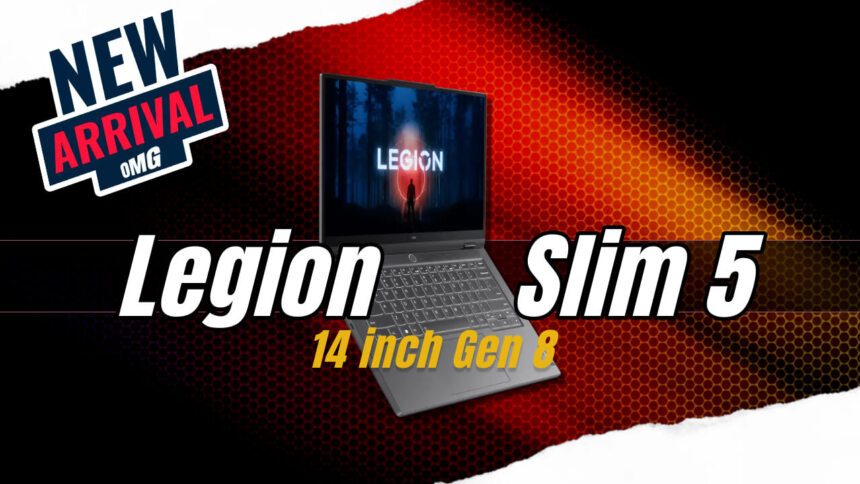 lenovo legion slim 5 14 gen 8 gaming laptop hero banner
