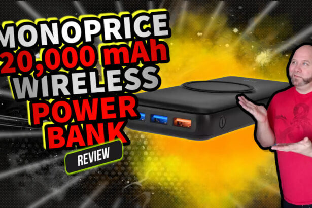Monoprice 20,000mah wireless power bank - portable charging solution for all your devices