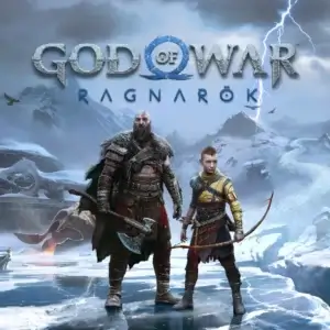 God of War Ragnarök video game cover art