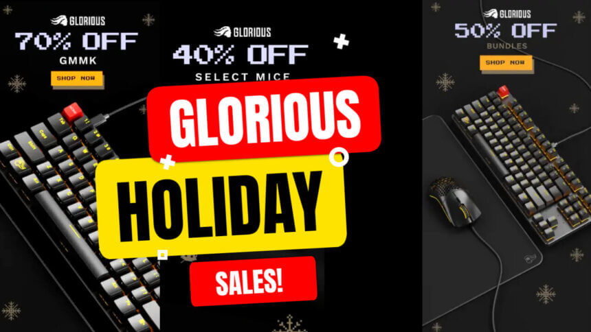 Glorious Holiday Sales 2023 - Up to 70% Off on PC Gaming Gear