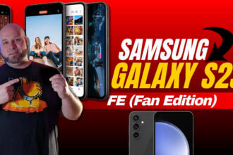 Samsung Galaxy S23 FE displayed in the picture - showcase the review