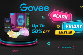 Govee Black Friday sale, save on RGBIC LED strip lights. Limited time discounts on smart LED lights, up to $100 off top products.