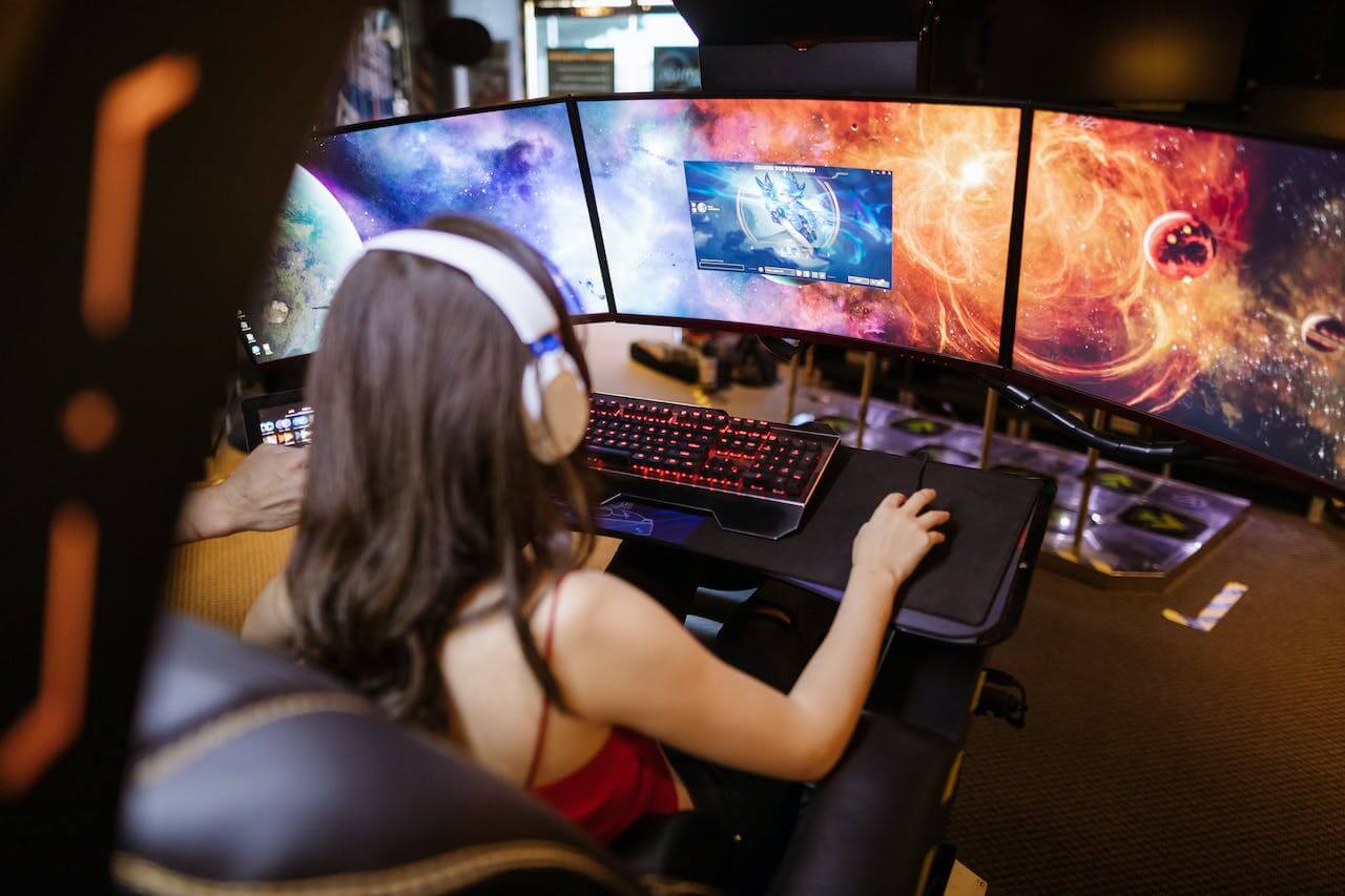 Photo by RDNE Stock project: https://www.pexels.com/photo/a-woman-playing-a-video-game-7915289/