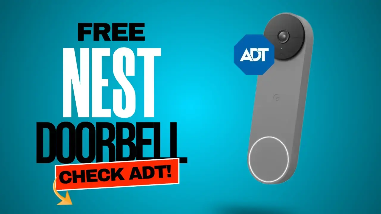 Home security system with Nest doorbell camera. Get a free Nest doorbell when you sign up for ADT DIY security system.