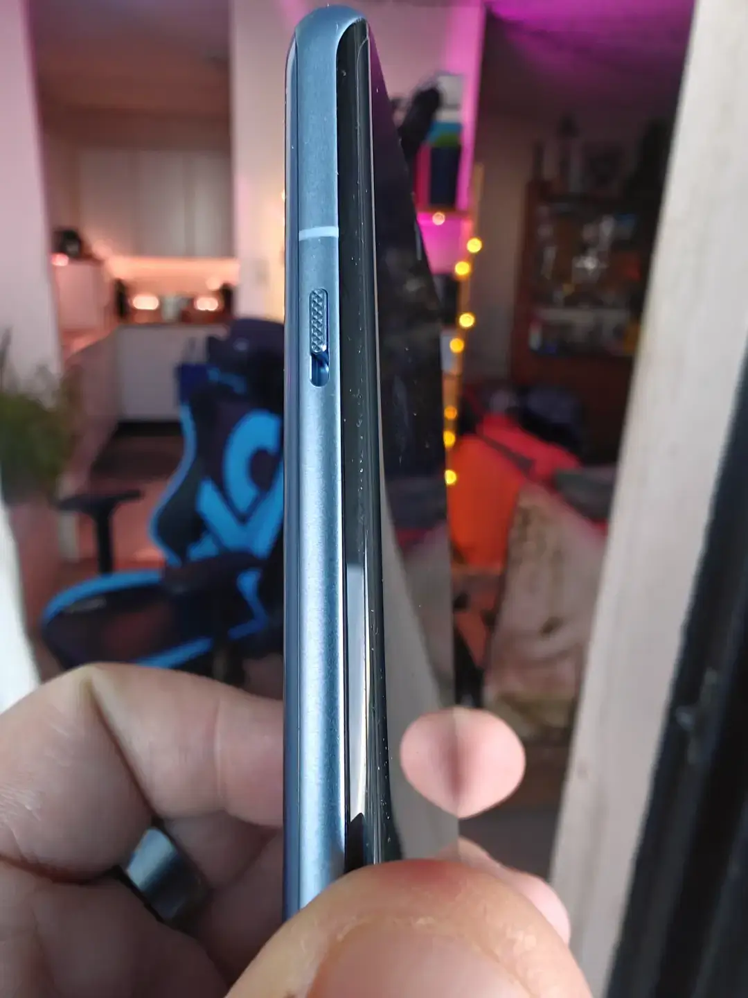OnePlus 12R review photo of phone side showing alert slider