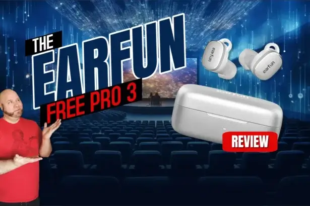 Earfun Free Pro 3 Review: Budget Wireless Earbuds Pack a Punch | Smart Tech, Sharp Takes - CRYOVEX.com The earfun free pro 3 being showcased in the image where the target is a review of the earbuds.