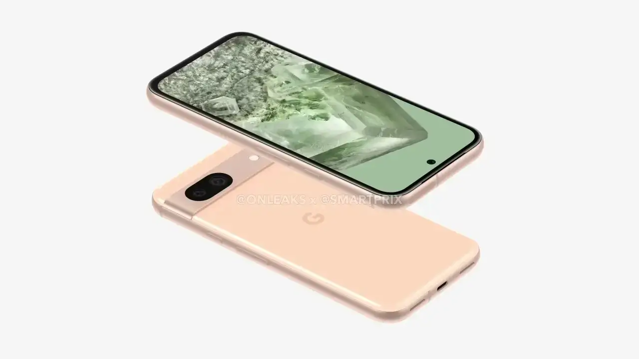 Image of the upcoming Google Pixel 8a smartphone, showcasing its sleek design and advanced features.