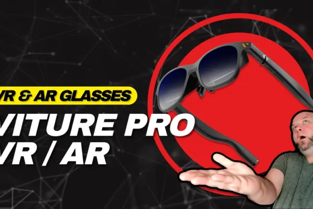 Viture Pro XR Glasses: Transforming How We Experience Entertainment | Smart Tech, Sharp Takes - CRYOVEX.com Viture pro xr glasses displaying an immersive virtual screen