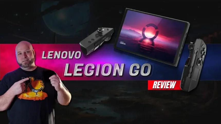 Lenovo Legion Go Handheld Gaming PC Review - Sleek design with detachable controllers and 8.8-inch glossy touchscreen. Powerful specs, compact size, and competitive pricing. Ideal for gaming enthusiasts seeking comfort and performance.
